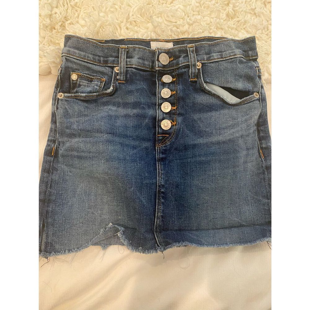 Hudson denim mini skirt